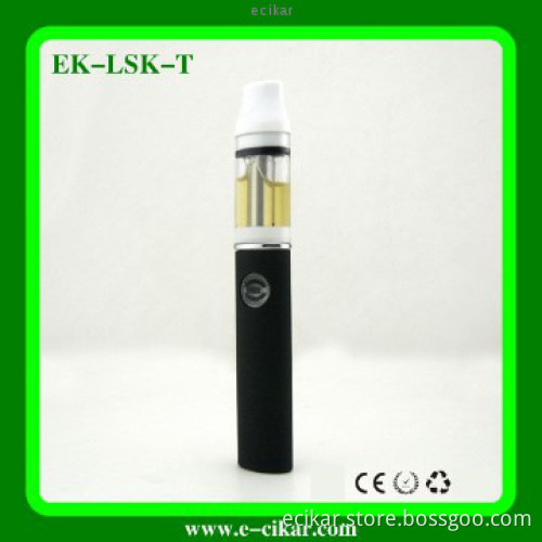 lsk beginning with clear tank and rechargeable atomizer e cigarette